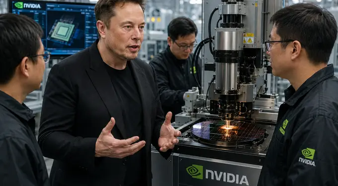 英伟达股价5连涨创新高 马斯克宣布SpaceX只买英伟达AI